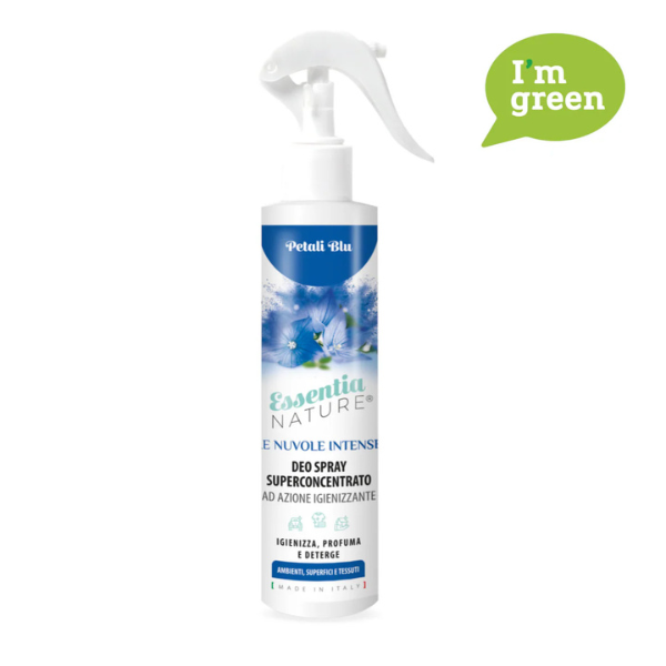 Spray Igienizzante Profumato Le Nuvole di Essentia INTENSE - Petali Blu 250 ML