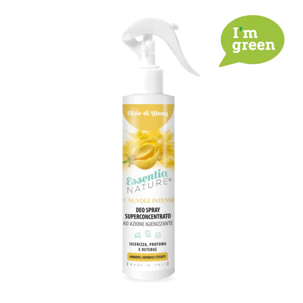 Spray Igienizzante Profumato Le Nuvole di Essentia INTENSE - Elisir di Ylang 250 ML