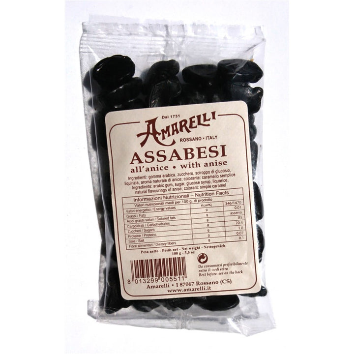 Lakritz mit Anis Assabesi Amarelli 100 gr
