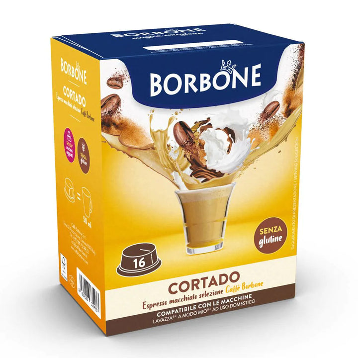 Macchiato coffee capsules compatible with A Modo Mio 16 capsules