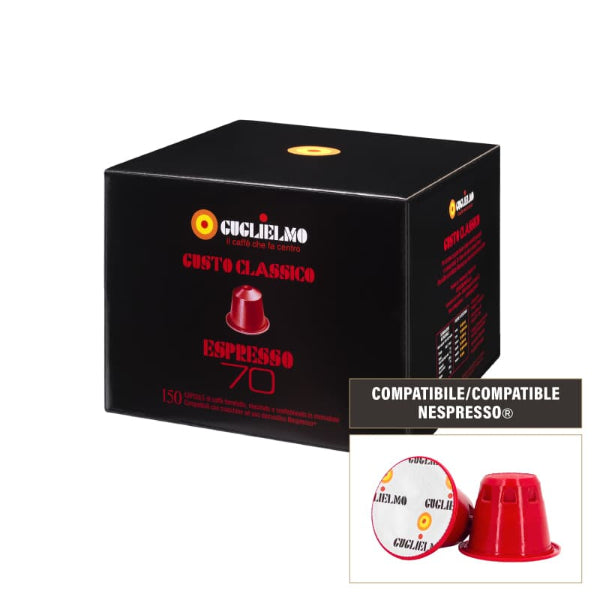 Caffè capsule Nespresso * compatibile Rosso 70 150 cps