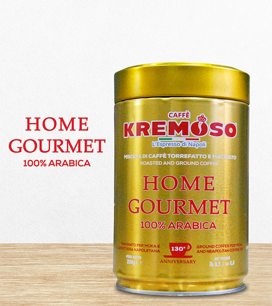 Ground Coffee Tin Home Gourmet 100% Arabica 250g