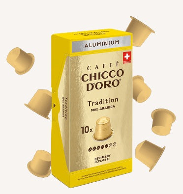 Capsules de café Nespresso* compatibles Tradition Arabico ALU 10 cps