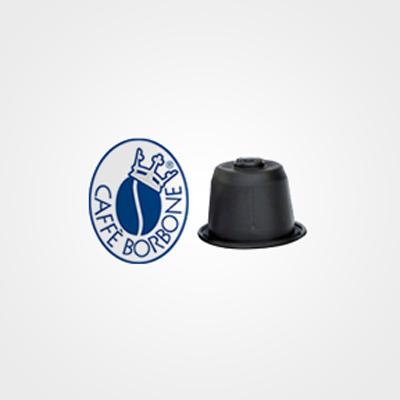Caffè capsule Respresso Nespresso * compatibili Miscela Nera 100 cps