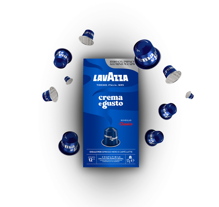 Kaffeekapseln Nespresso* kompatibel Crema e Gusto 10 Stück