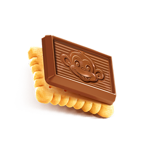 Petits biscuits au beurre au chocolat au lait