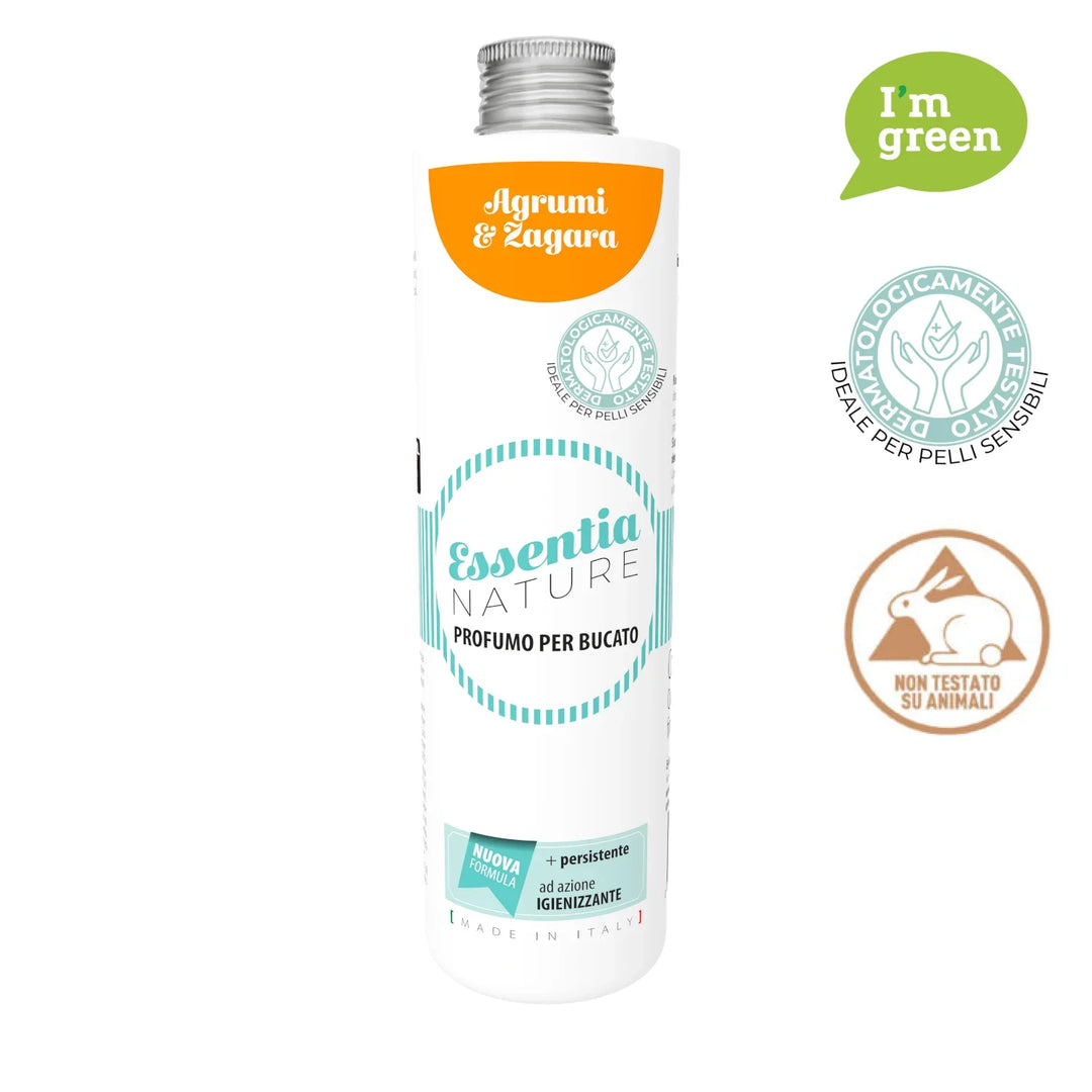 Parfum liquide pour le linge, agrumes et fleurs d'oranger