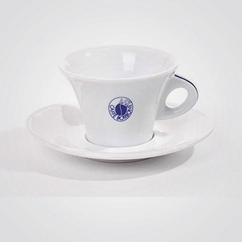 Tazze da cappuccino + piattino Caffè Borbone 6 pz