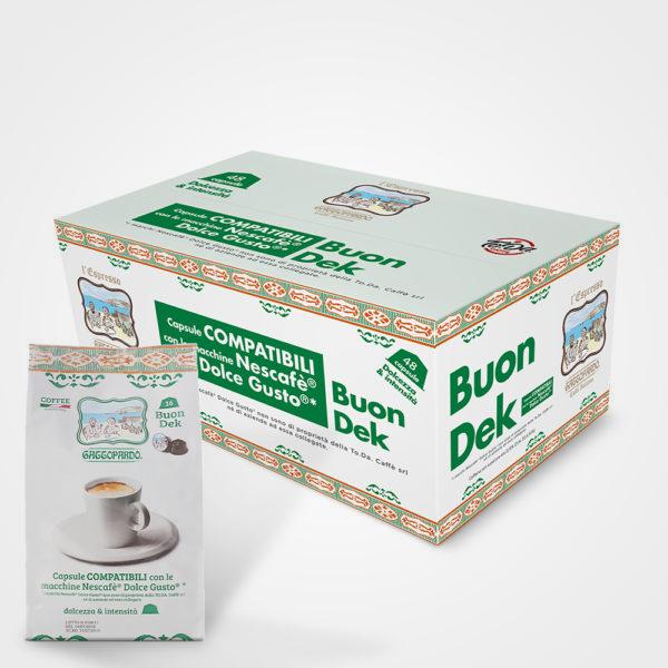 Caffè capsule compatibili Dolce Gusto DECCAFFEINATO 16 capsule