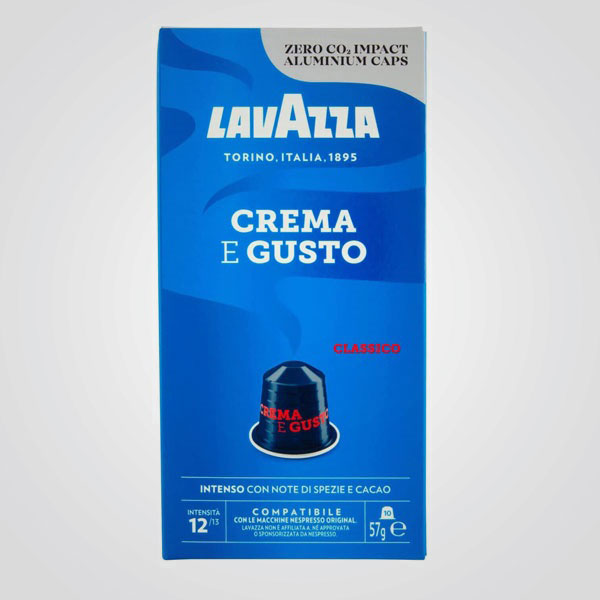 Kaffeekapseln Nespresso* kompatibel Crema e Gusto 10 Stück